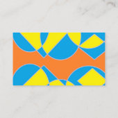 名刺：抽象デザイン 名刺 (裏面)