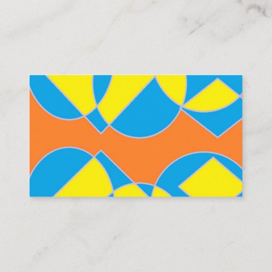 名刺:抽象デザイン 名刺 (裏面)