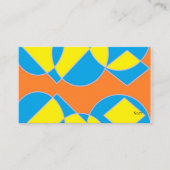 名刺：抽象デザイン 名刺 (正面)