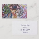名刺、抽象美術 名刺 (正面/裏面)