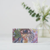 名刺、抽象美術 名刺 (スタンド正面)