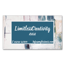 名刺(抽象芸術背景) マグネット名刺