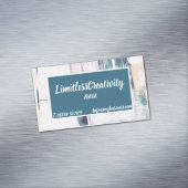 名刺(抽象芸術背景) マグネット名刺 (インサイチュ)