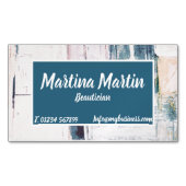 名刺(抽象芸術背景) マグネット名刺 (正面)