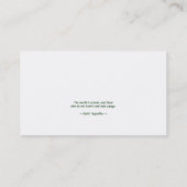 名刺: 旅行 名刺 (裏面)