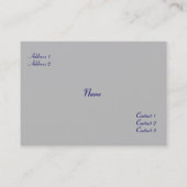 名刺（旅行） 名刺 (裏面)