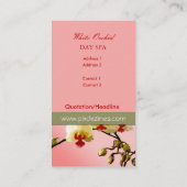 名刺、日付スパ 名刺 (裏面)