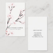 名刺-桜 名刺 (正面/裏面)