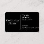 名刺、標準、3.5インチx 2.0インチ 名刺 (正面)