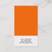 名刺-横のモダン2 名刺 (裏面)