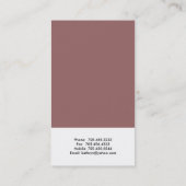 名刺-横のモダン2 名刺 (裏面)