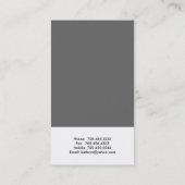 名刺-横のモダン2 名刺 (裏面)