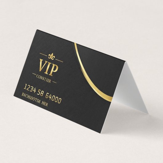 名刺（横）金ゴールド料 名刺 (裏面)