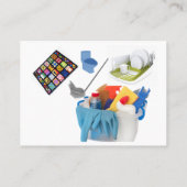 名刺、清掃係の女性が私を呼ぶかもしれない 名刺 (裏面)