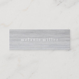名刺-灰色の穀物 スキニー名刺