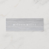 名刺-灰色の穀物 スキニー名刺 (正面)