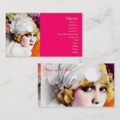 名刺、無声映画のスター、アンナ・ニルソン 名刺 (正面/裏面)