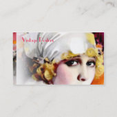 名刺、無声映画のスター、アンナ・ニルソン 名刺 (裏面)