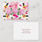 名刺,爪、 ネイルポーランドサロン美しいサービス 名刺 (正面/裏面)