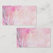 名刺/独自のピンクの水色を作成 名刺 (正面/裏面)