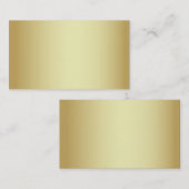 名刺/独自の金ゴールド 名刺 (正面/裏面)