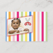 名刺、理髪型名刺 名刺 (裏面)