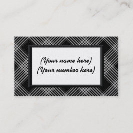 名刺/白黒のプレイド 名刺