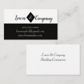 名刺(白黒) エンクロージャーカード (正面/裏面)