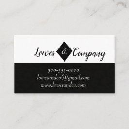 名刺（白黒） エンクロージャーカード