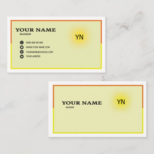 名刺。目的に応じて。 名刺 (正面/裏面)