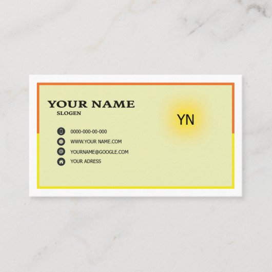 名刺。目的に応じて。 名刺 (正面)