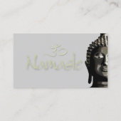 名刺、瞑想、オムのシンボル 名刺 (裏面)