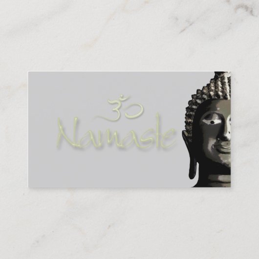 名刺、瞑想、オムのシンボル 名刺 (裏面)