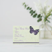 名刺-紫色の蝶 名刺 (スタンド正面)