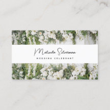 名刺、結婚の祝賀白と緑