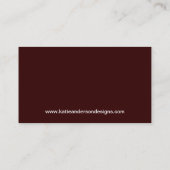 名刺-縞で飾りますはっきりしたな 名刺 (裏面)