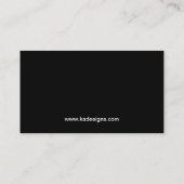 名刺-縞で飾りますはっきりしたな 名刺 (裏面)