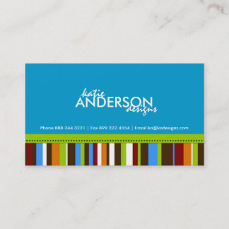 名刺-縞で飾りますはっきりしたな 名刺