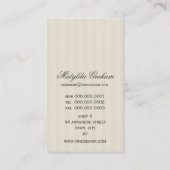 名刺：：美しいルネッサンス9 名刺 (裏面)