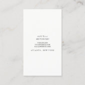 名刺-美容師の単純化したはさみ 名刺 (裏面)