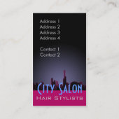 名刺 – 美容師 (裏面)