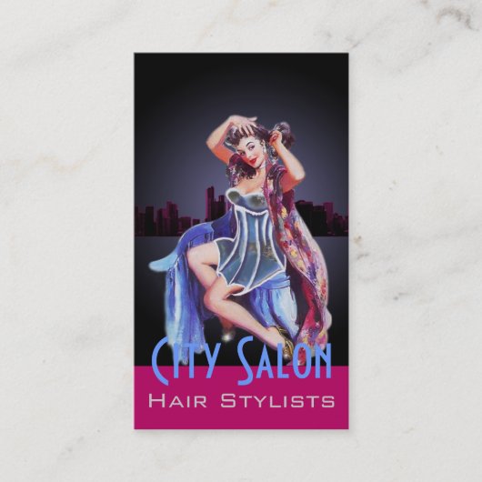 名刺 – 美容師 (正面)