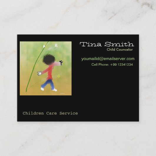 名刺-育児 名刺 (正面)