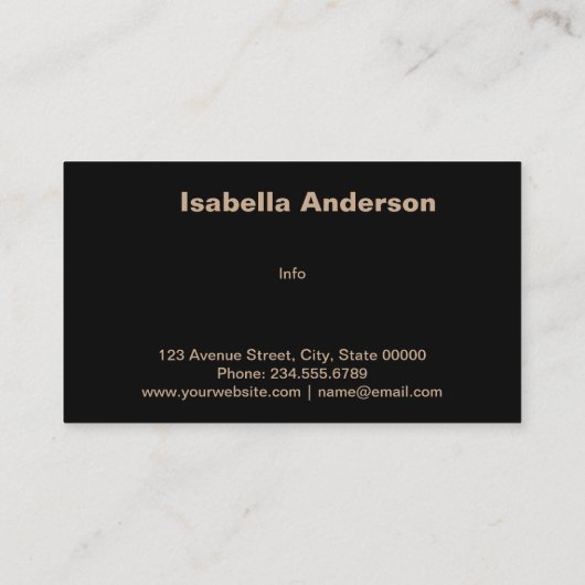 名刺（自分の場合） 名刺 (裏面)