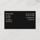 名刺（自動） 名刺 (裏面)