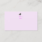 名刺：自然のtouch付き 名刺 (裏面)