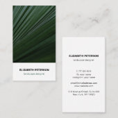 名刺(自然背景) 名刺 (正面/裏面)