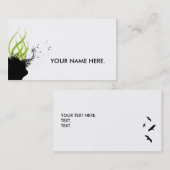 名刺-自由があって下さい 名刺 (正面/裏面)