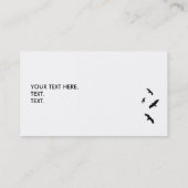 名刺-自由があって下さい 名刺 (裏面)