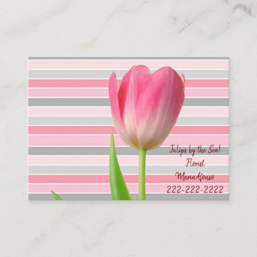名刺,花屋FlowerStripe名刺 名刺 (正面)